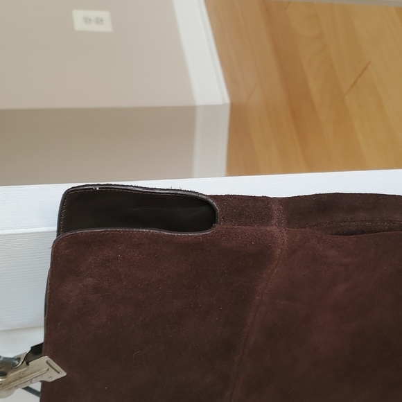 Over the knee sued boots . MK size. 8.5M - Picture 3 of 7